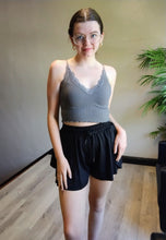 Load image into Gallery viewer, Grey Lace Tank
