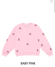 Load image into Gallery viewer, Bow Embroidered Sweatshirt (2colors)
