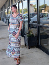 Load image into Gallery viewer, Aztec Maxi Dress
