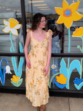 Load image into Gallery viewer, Yellow Floral Dress
