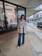 Load image into Gallery viewer, Mocha Plaid Jacket
