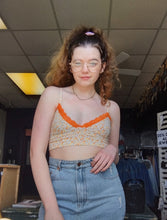 Load image into Gallery viewer, Orange &amp; Yellow Cropped Cami
