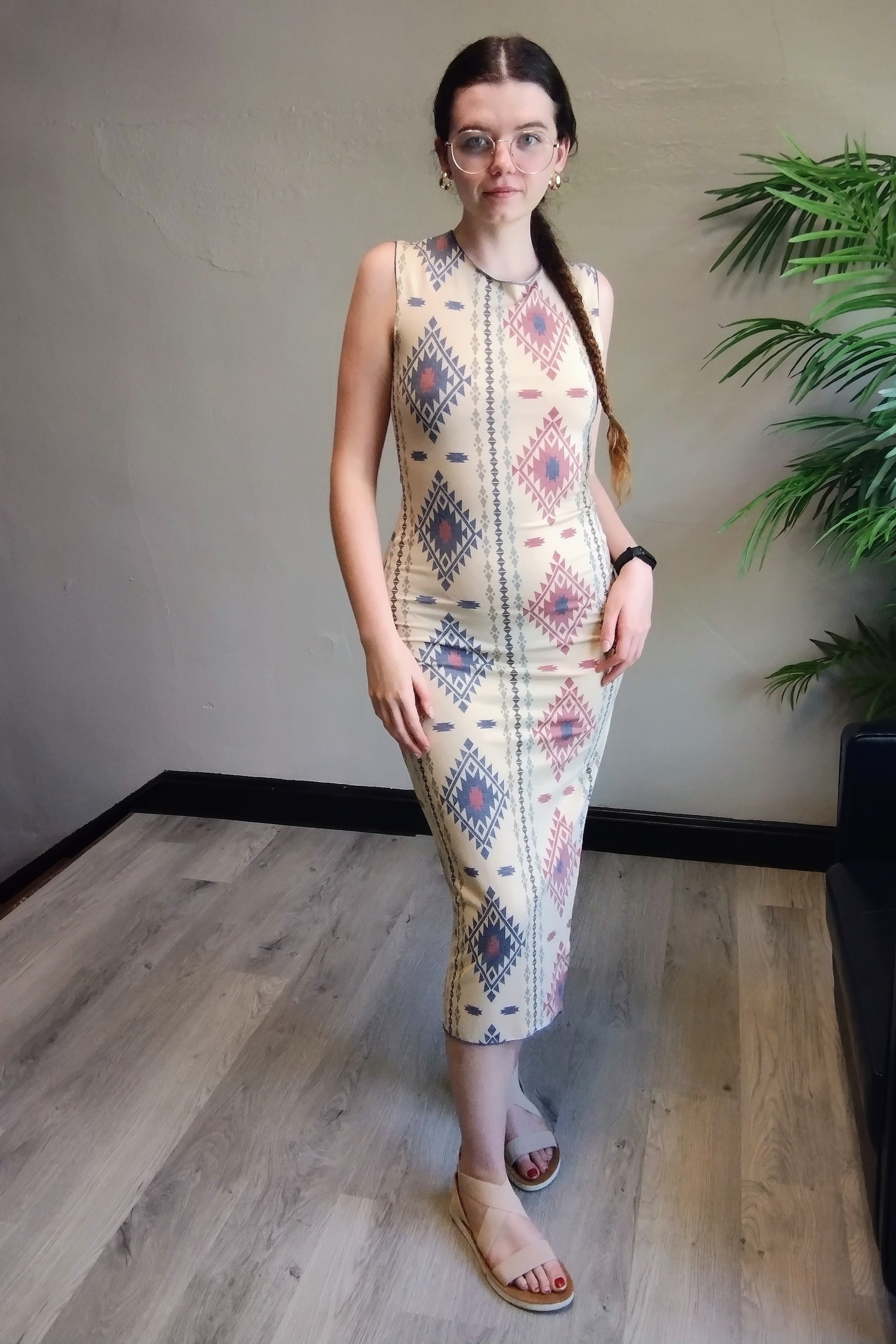 Aztec Maxi Dress (2 color options) – Small Town Apparel