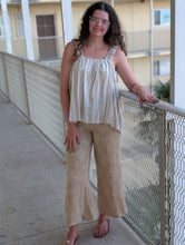 Load image into Gallery viewer, Linen Stripe Tank
