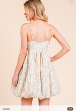 Load image into Gallery viewer, Cream Floral Bubble Dress
