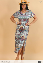 Load image into Gallery viewer, Aztec Maxi Dress
