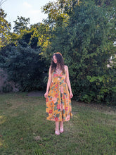 Load image into Gallery viewer, Mustard Mix Floral Dress
