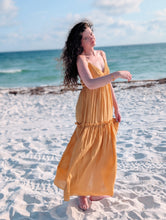 Load image into Gallery viewer, Mustard Summer Dress
