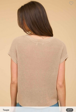 Load image into Gallery viewer, Knit Short Sleeve (2 color options)
