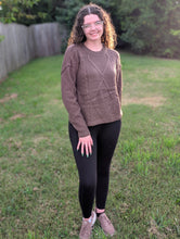 Load image into Gallery viewer, Cable Knit Sweater (2 colors)
