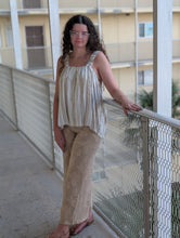 Load image into Gallery viewer, Linen Stripe Tank
