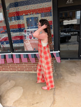 Load image into Gallery viewer, Checkered Print Overall
