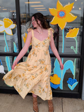 Load image into Gallery viewer, Yellow Floral Dress

