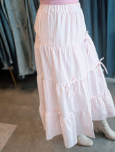Load image into Gallery viewer, Bow Tie Tiered Maxi Skirt

