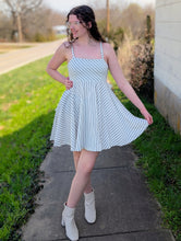 Load image into Gallery viewer, Stripe Dress with Bow
