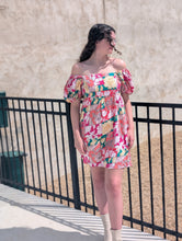 Load image into Gallery viewer, Fuschia Patchwork Dress
