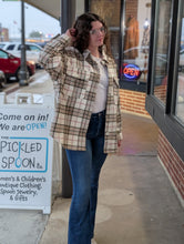 Load image into Gallery viewer, Mocha Plaid Jacket
