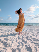 Load image into Gallery viewer, Mustard Summer Dress
