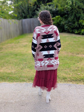 Load image into Gallery viewer, Mocha Mix Aztec Cardigan

