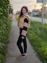 Load image into Gallery viewer, Taupe Puffer Vest
