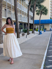 Load image into Gallery viewer, Floral Embroidered Skirt (2 color options)
