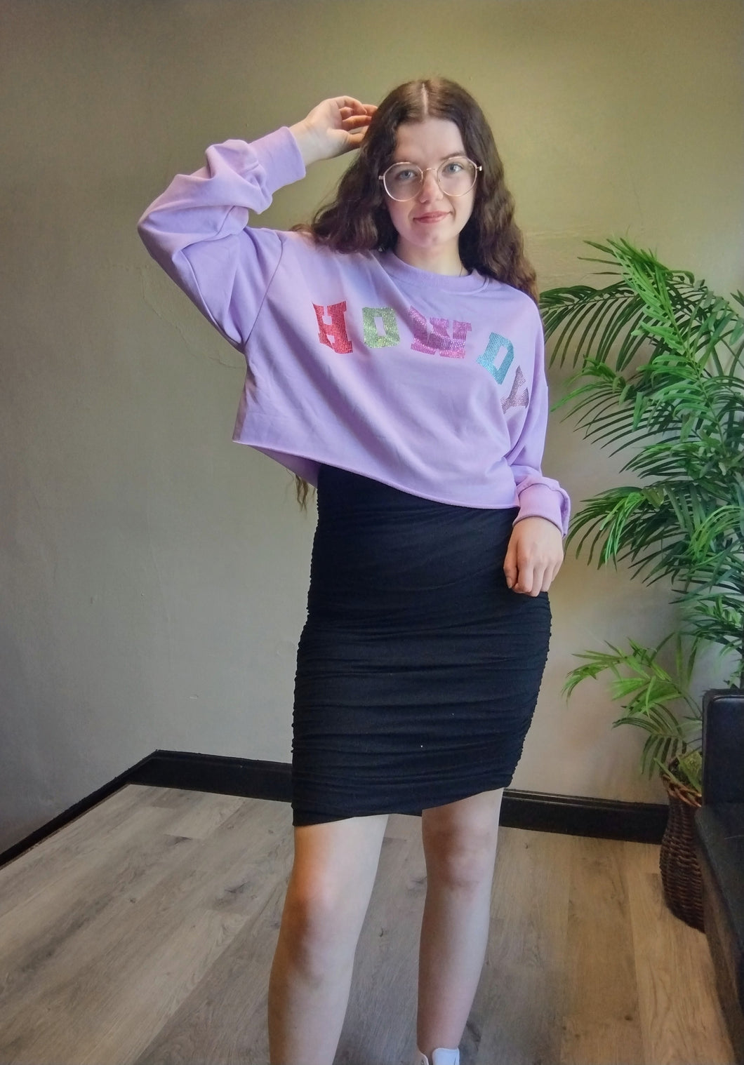 Howdy Cropped Sweatshirt