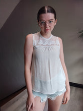 Load image into Gallery viewer, Tank Blouse With Lace Details
