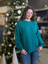 Load image into Gallery viewer, Emerald Cable Knit
