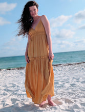 Load image into Gallery viewer, Mustard Summer Dress
