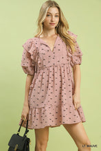 Load image into Gallery viewer, Mauve &amp; Bow Dress
