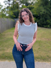 Load image into Gallery viewer, Tank with Ruffle Sleeve (3 color options)
