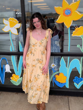 Load image into Gallery viewer, Yellow Floral Dress
