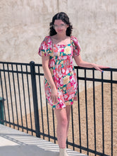 Load image into Gallery viewer, Fuschia Patchwork Dress

