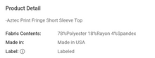 Load image into Gallery viewer, Print Fringe Top (3 print options)
