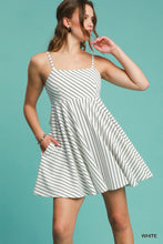 Load image into Gallery viewer, Stripe Dress with Bow
