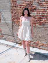 Load image into Gallery viewer, Cream Floral Bubble Dress
