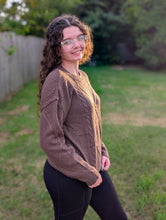 Load image into Gallery viewer, Cable Knit Sweater (2 colors)
