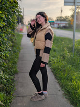 Load image into Gallery viewer, Taupe Puffer Vest
