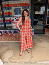 Load image into Gallery viewer, Checkered Print Overall
