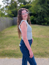 Load image into Gallery viewer, Tank with Ruffle Sleeve (3 color options)
