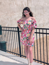 Load image into Gallery viewer, Fuschia Patchwork Dress
