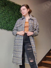 Load image into Gallery viewer, Long Plaid Jacket
