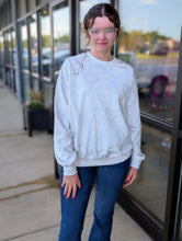 Load image into Gallery viewer, White Camo Crew Neck
