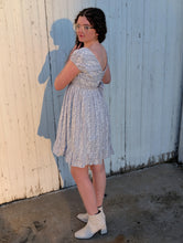 Load image into Gallery viewer, Blue White Floral Dress
