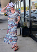 Load image into Gallery viewer, Aztec Maxi Dress

