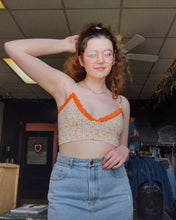 Load image into Gallery viewer, Orange &amp; Yellow Cropped Cami
