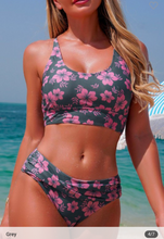 Load image into Gallery viewer, Hibiscus Swimsuit Set (2 color options)
