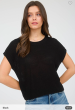Load image into Gallery viewer, Knit Short Sleeve (2 color options)
