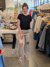 Load image into Gallery viewer, Knit Short Sleeve (2 color options)
