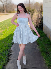 Load image into Gallery viewer, Stripe Dress with Bow
